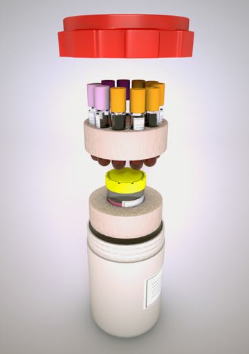 Biopsy kit packing